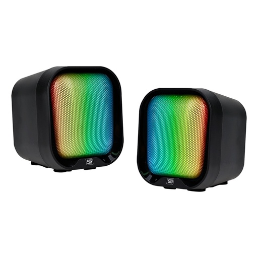 [AUD73992] Bocinas Para PC Vorago Start The Game SPK-109 3.5mm RGB USB A