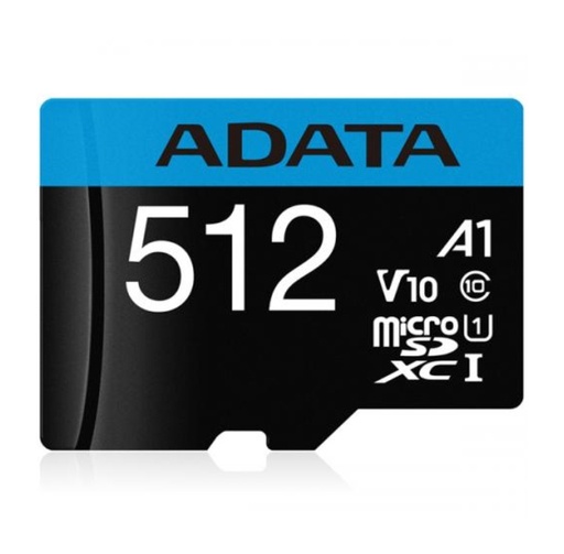 [SNR88530] Memoria Flash Adata Premier, 512GB MicroSDXC UHS-I Clase 10, con Adaptador