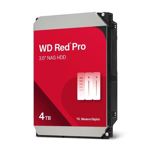 [SNR88550] Disco duro interno wd red pro 4tb 3.5 escritorio sata3 6gb s 256mb 7200rpm 24x7 hotplug nas 1-16 bahias wd4005ffbx