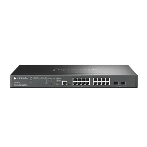 [NET34476] Switch TP-Link Gigabit Ethernet Omada L2+ 16 Puertos 10/100/1000Mbps + 2 Puertos SFP 120 Gbit/s 16.000 Entradas Administrable 