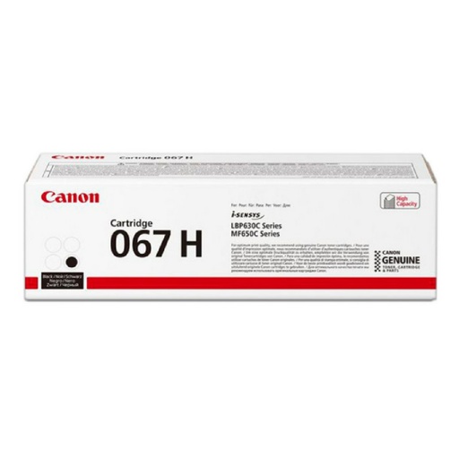 [PRI41138] Tóner Canon 067H Color Negro Rinde 2.350 Páginas 