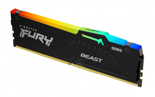 [SNR88621] Memoria ram kingston fury beast ddr5 black expo 16gb 6000mhz cl36 rgb (kf560c36bbe2a-16)