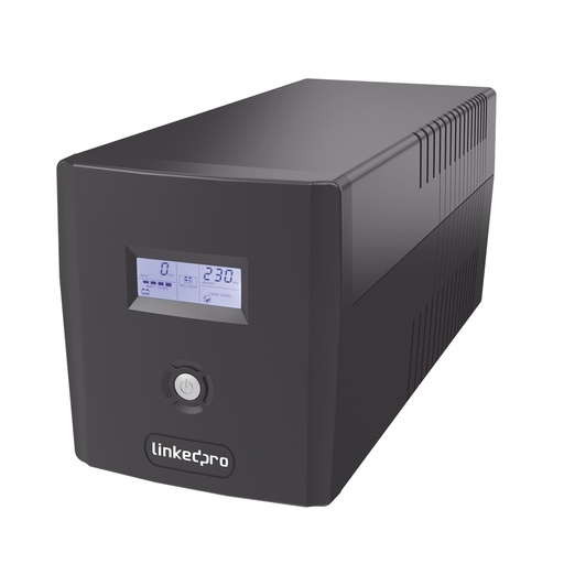 [SEC105490] No Break Linkedpro LP1000LCD Línea Interactiva 600W 1000VA Entrada 110V - 120V Salida 120V 6 Contactos 