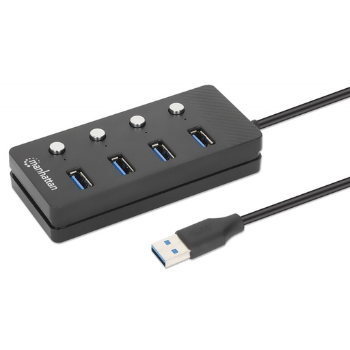 [NET34491] Docking Station Manhattan 180887 USB A 3.1 - 4x USB A 3.1 5 Gbit/s 
