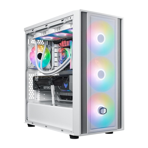 [CAB29220] Gabinete Cooler Master MasterBox 600 Mid Tower ATX/EATX/Micro-ATX/Mini-ITX Sin Fuente 4 Ventiladores ARGB Instalados