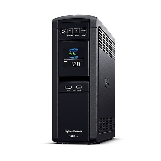 [POW51543] No Break CyberPower CP1500PFCLCDA Línea Interactiva 1000W 1500VA Entrada 88-144V Salida 120V 12 Contactos