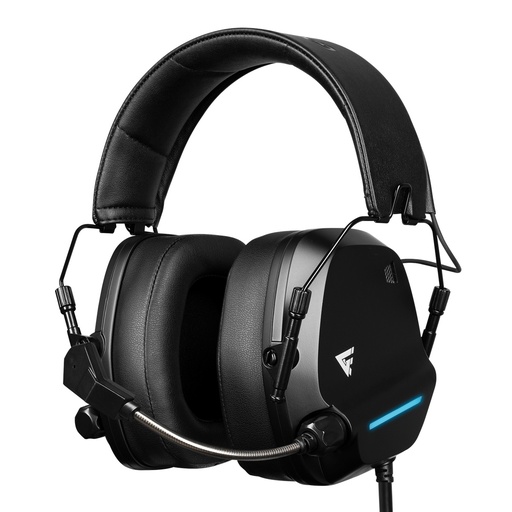 [AUD74082] Audifonos Gamer Game Factor HSG550 USB Con Microfono Ajustable Surround 7.1 2.3 Metros