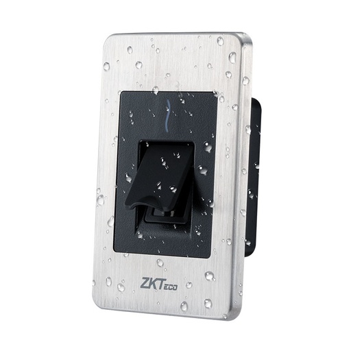 [SEC105575] ZKTeco Lector de Huella Digital FR1500S, RS-485, Blanco