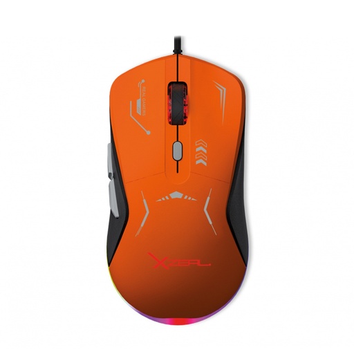 [ACC780991] Mouse Gamer Ergonómico Xzeal XZ-401 Alámbrico Óptico 7.200DPI USB A