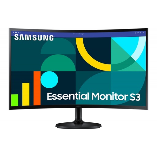 [MNS39004] Monitor Curvo Samsung Essential S3 LED 27" 1920x1080 Full HD 100Hz HDMI