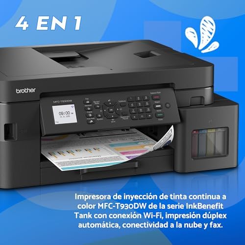 [PRI41199] Multifuncional tinta continua brother mfct930dw - impresión dúplex
