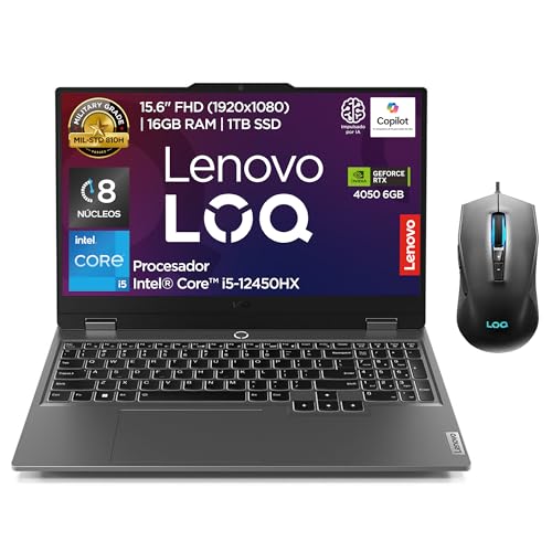 [COM38095] Laptop lenovo idea gaming loq 15iax9 core i5 12450hx 16gb ddr5 (2x8gb)