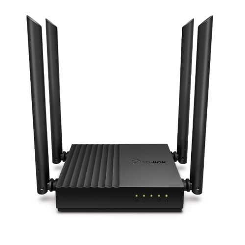 [NET34678] Router TP-Link Gigabit Ethernet de Banda Dual MU-MIMO Firewall ARCHER C64 AC1200, Inalámbrico, 1200Mbit/s, 5x RJ-45, 2.4/5GHz, con 4 Antenas Externas