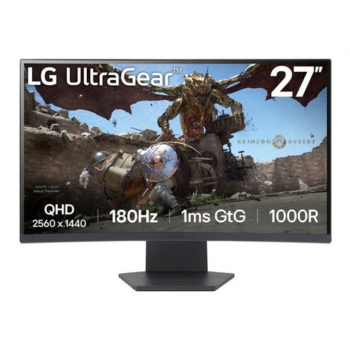 [MNS39065] Monitor Curvo LG UltraGear 27 " QHD 2560 x 1440 VA 180Hz 1ms GtG AMD FreeSync
