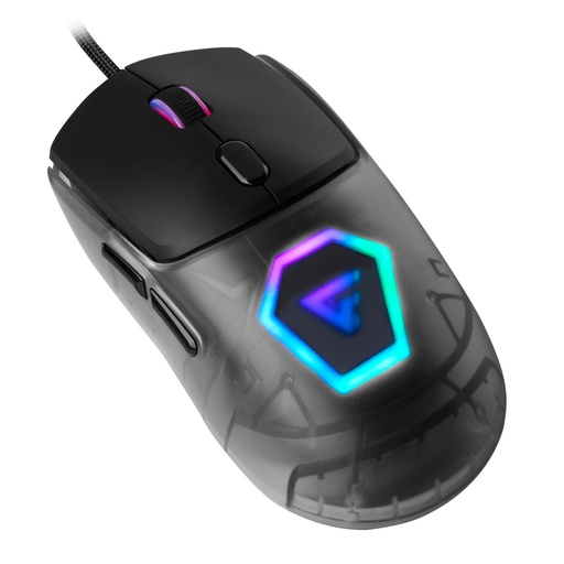 [ACC781203] Mouse game factor mog530 carcasas intercambiables pixart 3327 12.000 dpi rgb usb negro