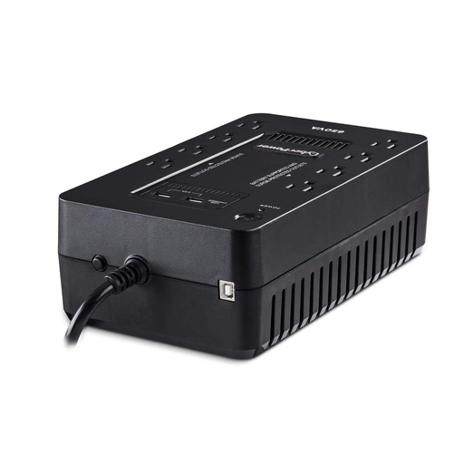 [POW55030] No Break CyberPower SX650U Línea en Espera, 360W, 650VA, Entrada 90V - 120V, Salida 114V - 126V, 8 Salidas