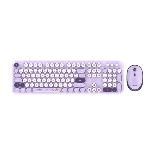 [KNM182703] Kit de Teclado y Mouse Acteck Creator Chic K- Colors MK485 RF Inalámbrico Español