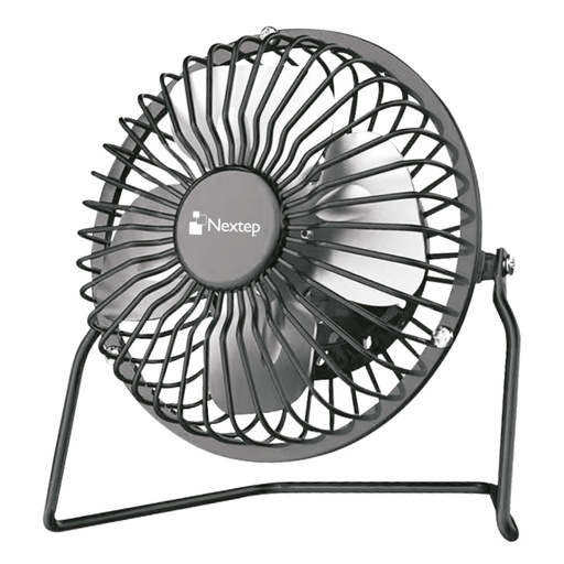 [ELE35498] Mini ventilador nextep de escritorio metalico conexion usb a 4