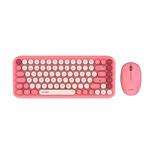[KNM182708] Kit de Teclado y Mouse Acteck Creator Chic K- Colors MK480 RF Inalámbrico Español