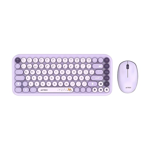 [KNM182709] Kit de Teclado y Mouse Acteck Creator Chic K- Colors MK480 RF Inalámbrico Español