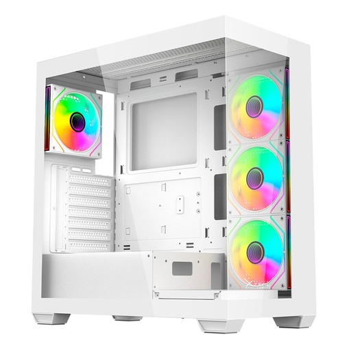 [ACC781297] Gabinete Xzeal YRDEN XZ-140 Midi-Tower ATX/Micro-ATX/Mini-ITX USB 2.0/3.0 Sin Fuente 4 Ventiladores Instalados