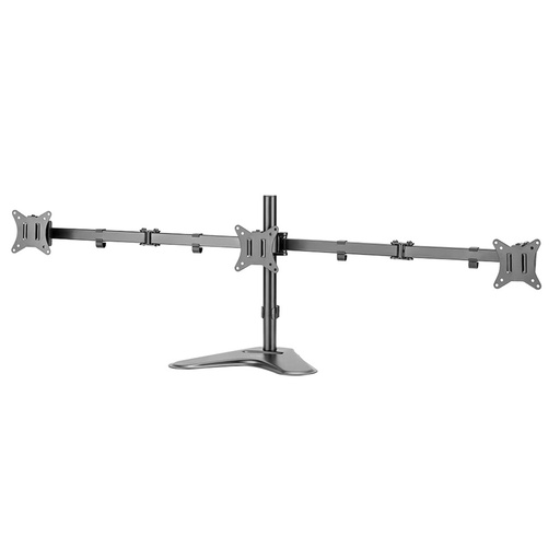 [ACC781443] Soporte Articulado Enforce Zone-B SM435 para 3 Monitores / 17" - 27" / Soporta 7 kg/Soporte Vesa de 75x75mm / 100x100mm con Base Advanced Series Negro