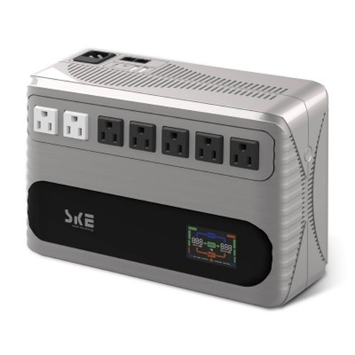 [POW55056] No Break SKE GF400 de 400VA/240W 7 Contactos con Supresor de Picos