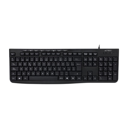 [KNM182726] Teclado Estandar Acteck Inspire Prime TA222 Alámbrico USB Español