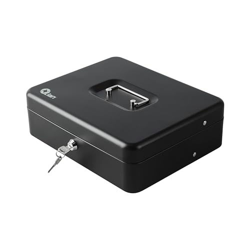 [POS1011] Cajon de dinero qian con bandeja removible de dos niveles qoc-143lk