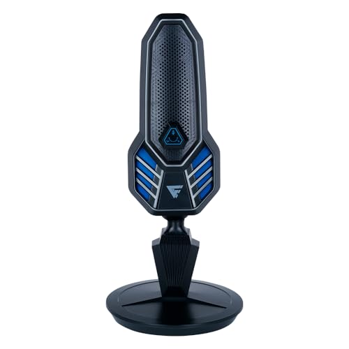 [AUD74333] Micrófono vorago game factor mcg800 con base giratoria usb tipo-c color negro