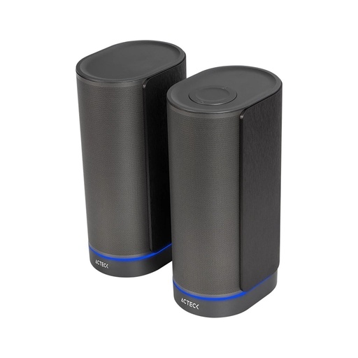 [AUD74346] Bocina para Computadora Acteck Dynamic Exact X BS660 Alámbrico/Inalámbrico 2.0 Canales 50W RMS 2 Piezas