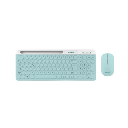 [ACC20122046] Kit teclado y mouse  creator vituos silk mk720 acteck elite series teclado y mouse inalámbrico 2.4mhz - alcance 10m