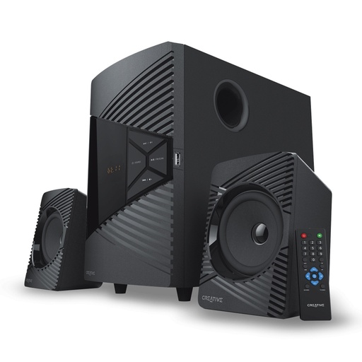 [AUD74371] Bocina para Computadora Creative Labs SBS E2500 Alámbrico Inalámbrico 2.1 30W RMS 3 Piezas 