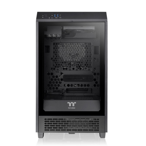 [CAB29352] Gabinete thermaltake the tower 200, mini torre, mini itx, ventana, sin fuente, 2x vent. 140mm, negro