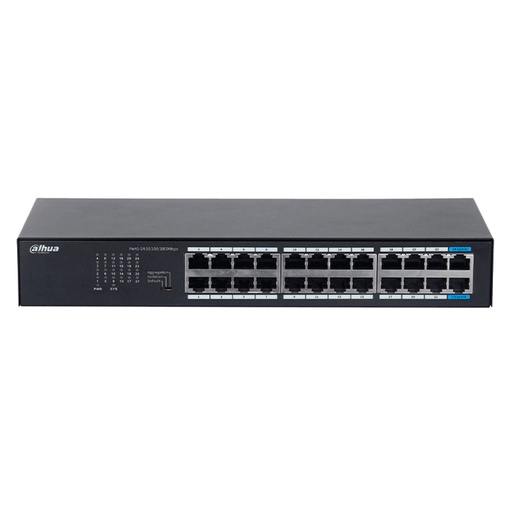 [NET303145] Switch Dahua Gigabit Ethernet DH-S3024-24GT 24 Puertos 10/100/1000Mbps 35.7 Gbit/s 16000 Entradas No Administrable