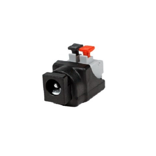 [ACC698096] Adaptador tipo Jack 3.5mm Hembra Polarizado de 12VCD con Terminales de Presión