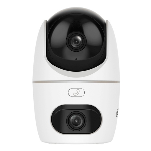 [SEC106433] Camara IP Dual CCTV Dahua DH-HPT1539DD-STW-5E2-IL Lente Fijo Lente PT 5MP Cada Uno Visión Nocturna Audio Bidireccional