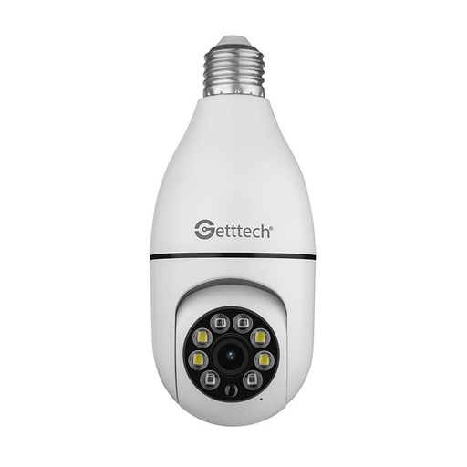 [SEC106475] Getttech Cámara de Seguridad IP Smart WiFi Domo para Interiores GEC-WBUB2, Inalámbrico, 1920x1080 Full HD, Día/Noche