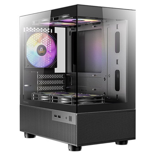 [CAB29375] Gabinete Antec Cx200m RGB Elite Mini Tower Micro ATX ITX 5 Ventiladores ARGB Instalados