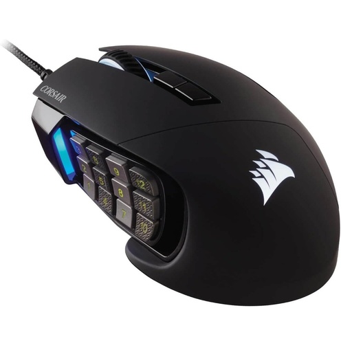 [KNM182774] Mouse Gamer Corsair Óptico Scimitar RGB Elite Alámbrico USB 18.000DPI