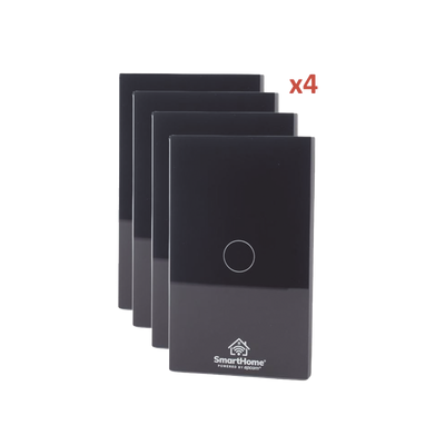 [CAS240] (wifi) kit 4 apagadores inteligentes wifi compatibles con alexa y googlehome
