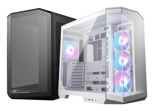 [CAB29398] Gabinete msi mag pano 100r pz white blanco vidrio templado 4*ventilador atx sin fuente
