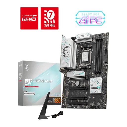 [MOB70783] Tarjeta madre msi b850 gaming plus wifi am5 ddr5 ai
