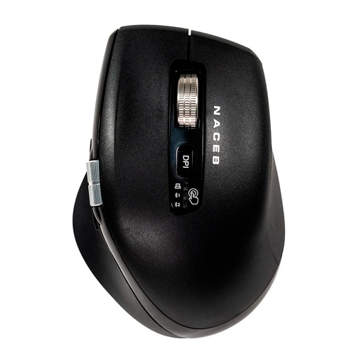 [KNM182782] Mouse Naceb Infinity Confort CS1, Inalámbrico, Óptico, 3.200DPI, USB-A, Negro