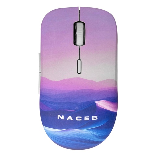 [KNM182788] Mouse Naceb NA-0138B, Inalámbrico, Óptico, 1.600DPI, RF Inalámbrico, Multicolor