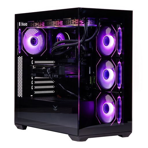 [CAB29405] Gabinete Gamer Naceb NA-0637N Media Torre ATX 4x Ventiladores Cristal Templado