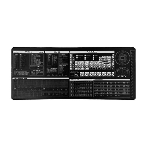 [ACC20122192] Mousepad Gamer Acteck Vibe Flow Tools MT494H, 800mm x 350mm, Grosor 1mm