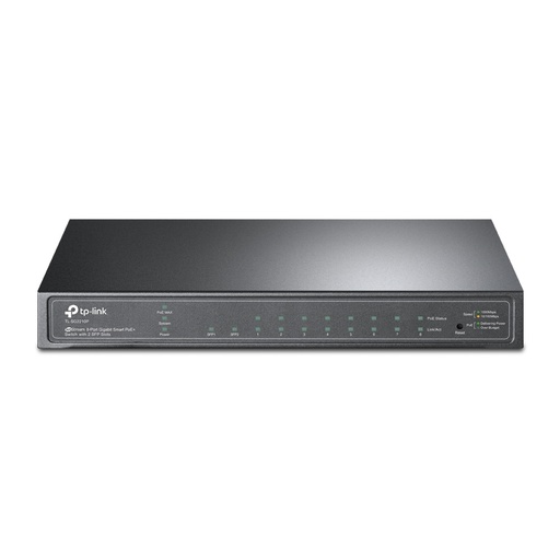 [NET1710] Switch TP-Link Gigabit Ethernet TL-SG2210P 8 Puertos 10/100/1000Mbps + 2 Puertos SFP 8000 Entradas 20 Gbit/s Gestionado