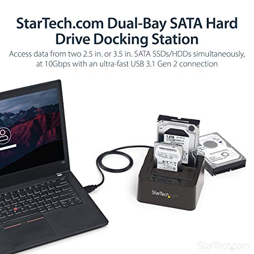 [ACC20122210] Docking station de 2 bahias - sartech.com - usb 3.1 a sata - usb 3.1 (10 gbps) - sata i