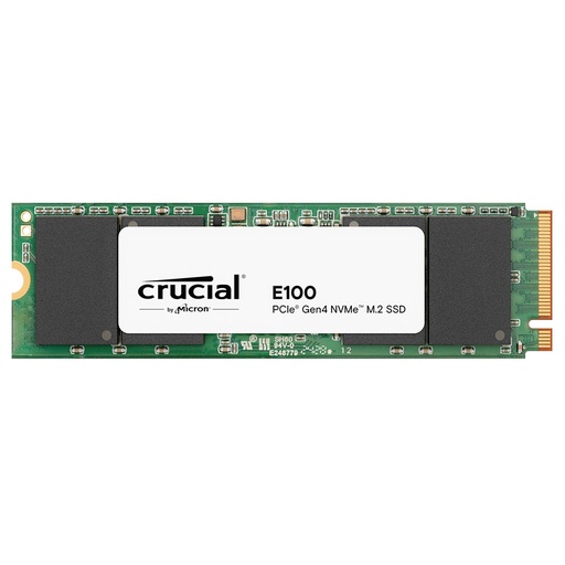 [SNR139126] Unidad SSD Crucial E100 NVMe 480GB M.2 2500 MB/s Escritura 4700 MB/s Lectura PCI Express 4.0 